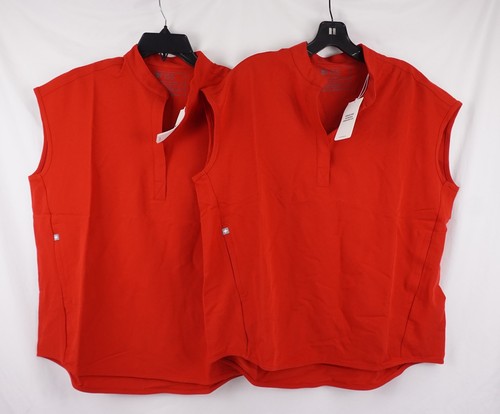 FIGS Women's Pink Red & White Scrub Tops Sizes XS S M L XL & 2XL Lot of 10 - Picture 8 of 16