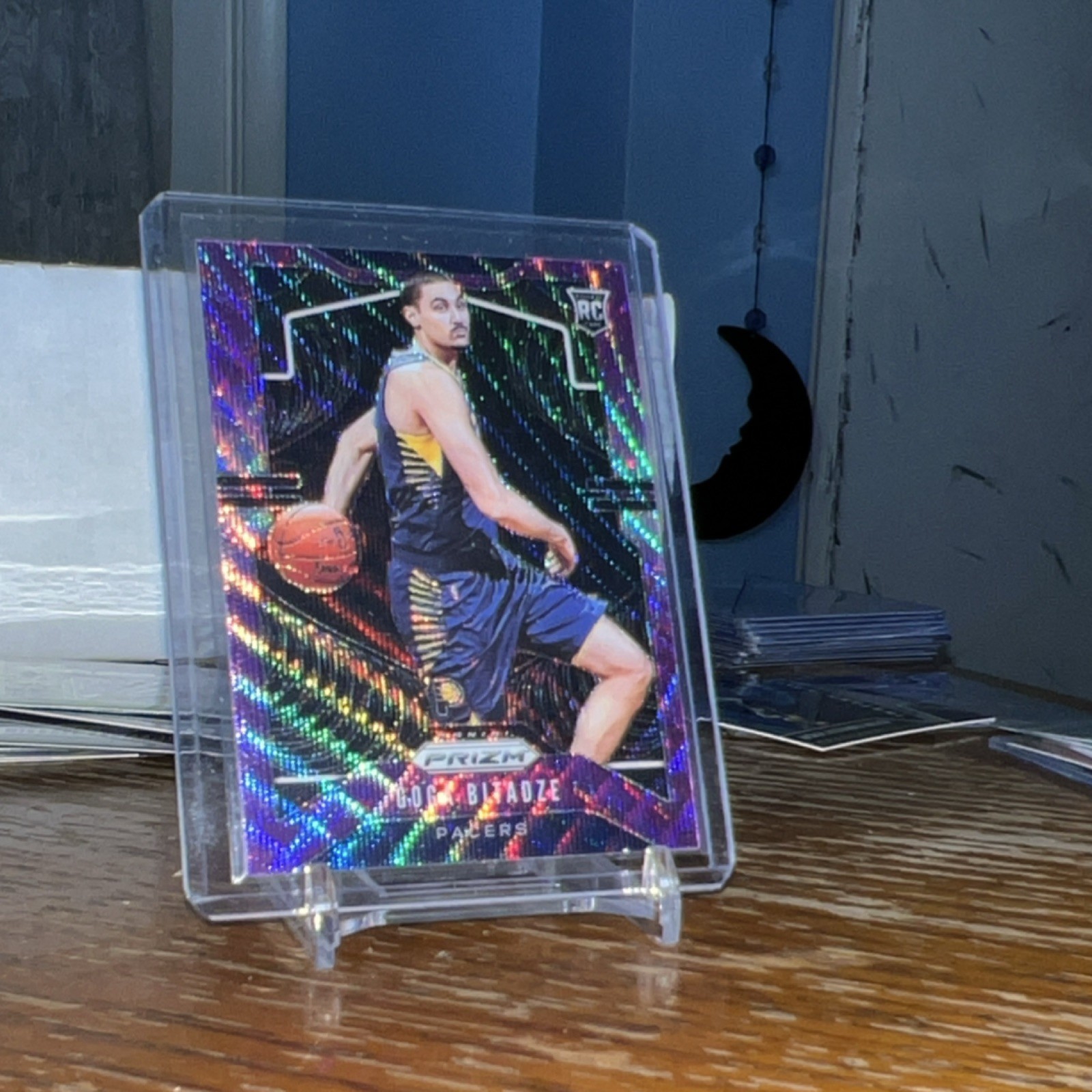 VINTAGE ROOKIE 2019-20 Panini Prizm Goga Bitadze #264 Pacers NBA Purple wave