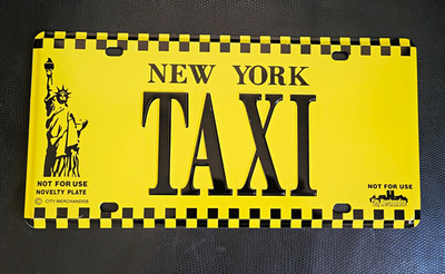 New York City Merchandise   dekoratives Taxi Blechschild ca. 30x15 cm