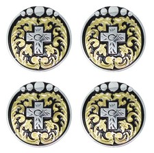Set of 4 Screw Back Conchos Western Saddle Co612