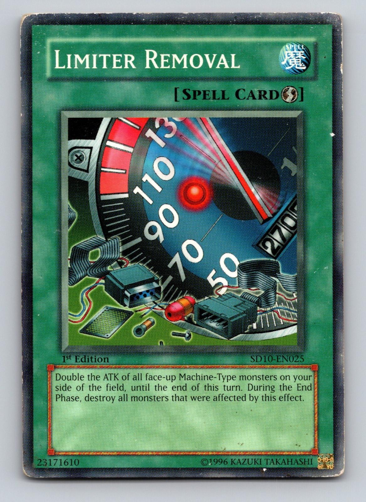 Limiter Removal SD10-EN025 Common Yu-Gi-Oh 1st Edition
