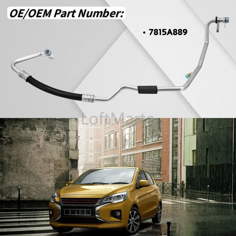 Manguera de succión de refrigerante para compresor de aire acondicionado 7815A889 para Mitsubishi Mirage 2014-2020 Foto 3 de 4