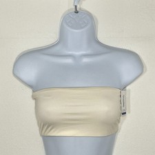 NWT Gap GapBody Women's M Super Stretch Bandeau Bralette GPW01354 White