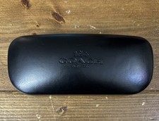 COACH New York Hard Black Eye Glasses Case