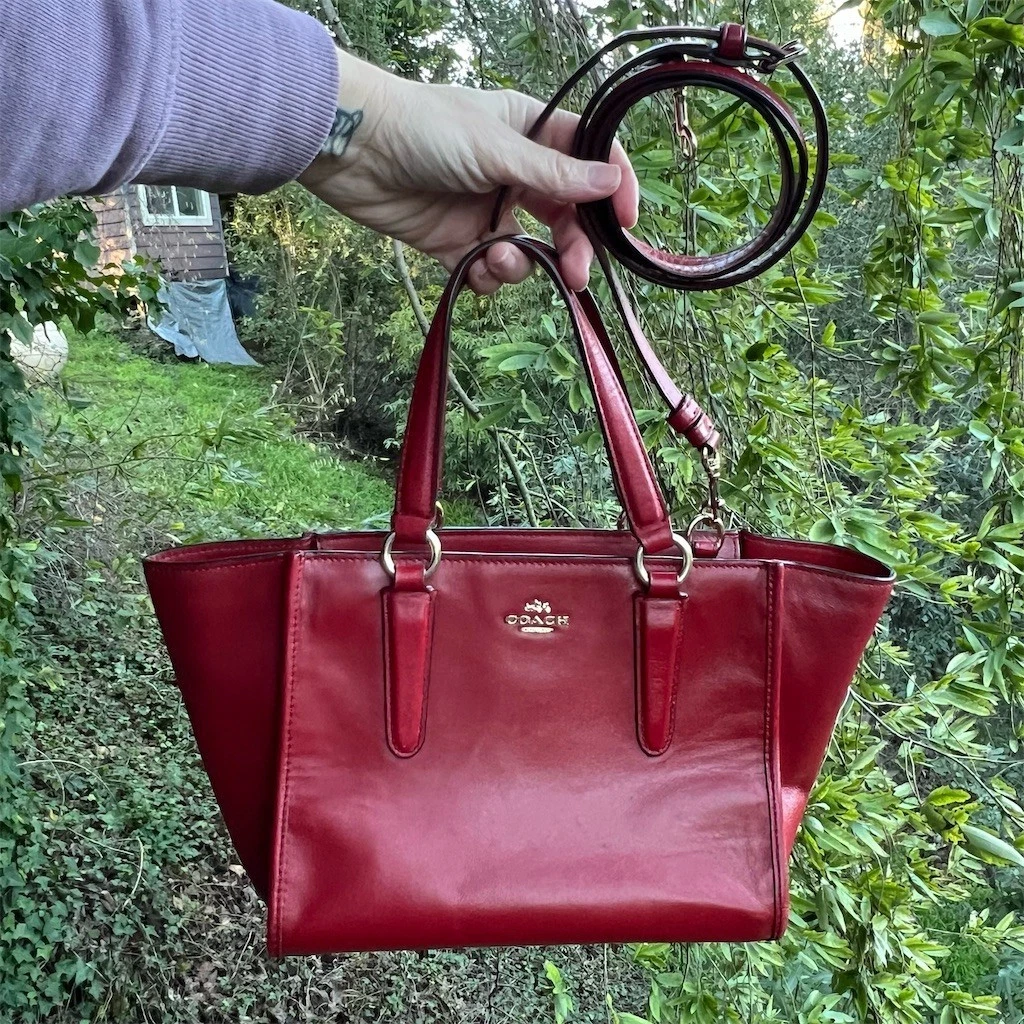 Coach Leather Red Vintage Bags, Handbags & Cases for sale | eBay