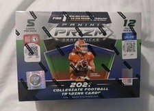 2021 Nfl Prizm Draft Picks Football Mega Box Gold Prizm 60 Cards Per Box Panini