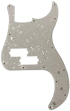 Pick Fender US Standard Precision Bass Guitar Pickguard 4 Ply White Pearl