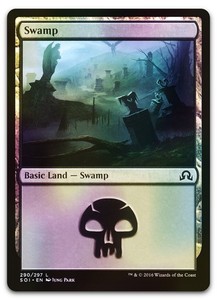Swamp (290) Foil - Shadows over Innistrad