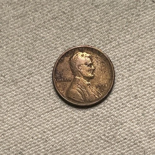 1915-S Lincoln wheat cent VF ZM