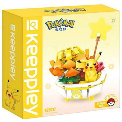 QMAN Keeppley Pokemon Bonsai Pikachu Building Block Set NEW