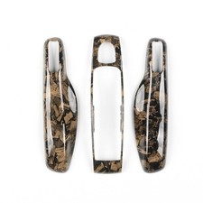 Walnut Wood Key Fob Shell For Porsche Panamera Boxster Macan Cayenne 718 911