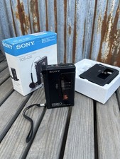 SONY TCS-430 Stereo Cassette Recorder W/ Box Powers On But Not Playing