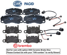 Front Rear Brake Pad Set Sensor Oes For Porsche 911 Turbo Turbo S Front Rear Brake Pad Set Sensor Oes For Porsche 911 Turbo Turbo S
