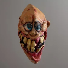 Paper Magic Group 2002 Vintage Halloween Scary Monster Ogre Mask Latex Rubber