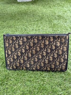 Christian Dior Vintage Schräg Marineblau Tasche / Tasche - 80er Jahre -