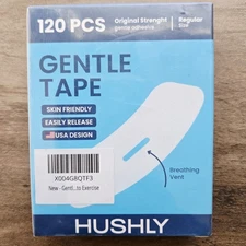 Hushly Gentle Tape Nose Strips 120 Pcs Original Strength Skin Friendly USA