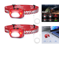 Led Stirnlampe 2000 Lux 6 Modi Usb LadefäHig