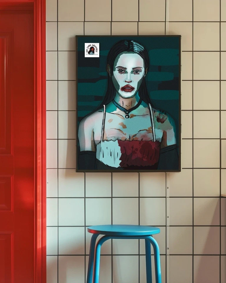 "Póster impreso de arte de película Jennifer's Body 2009 10x10"" arte de pared papel mate nuevo EE. UU. Foto 2 de 4