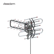 For Leadzm TA-851B 350°Rotation UV Dual Frequency 45-860MHz 22-28dB Open Antenna