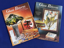 Stained Glass Patterns Quarterly Magazine w/ Inserts   Fall 1997, Fall 1998