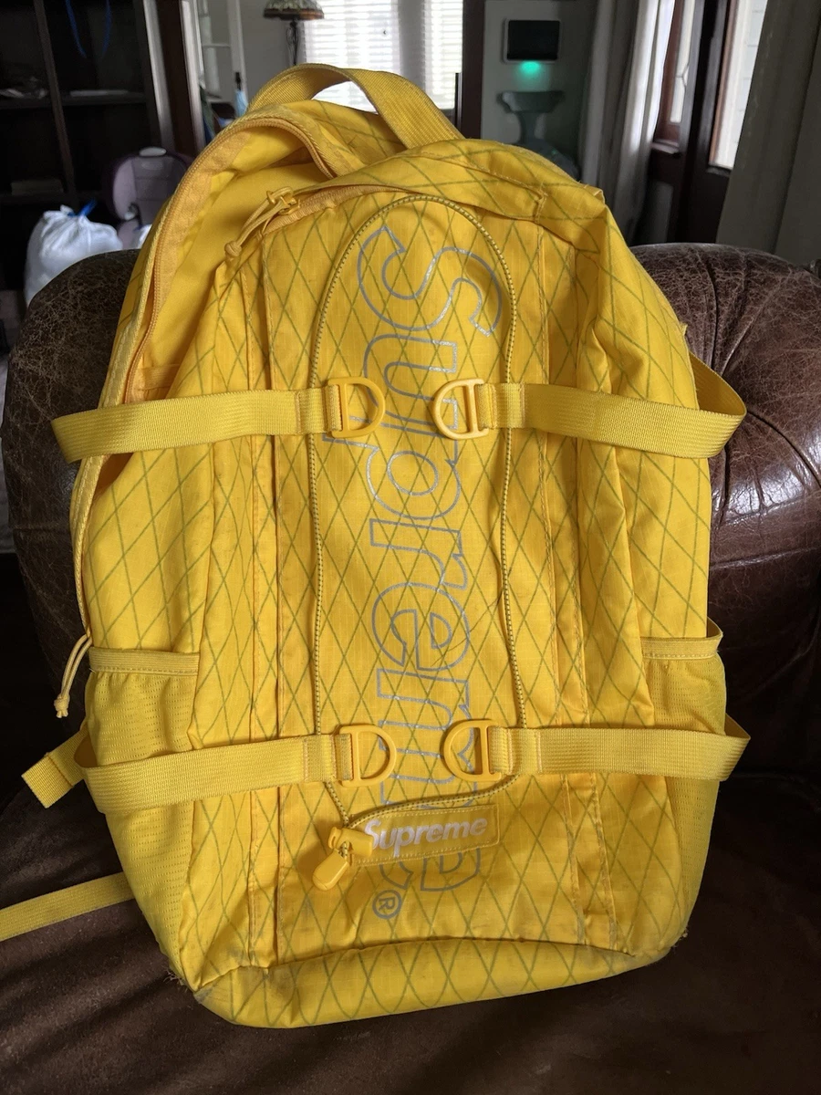 Supreme Yellow Backpacks for Men for sale | eBay