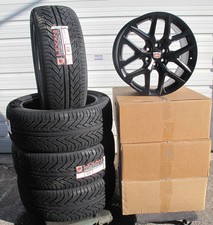 22 New Cadillac Escalade Factory Style 4 Satin Black Wheels Cv62 With Tires 22 New Cadillac Escalade Factory Style 4 Satin Black Wheels Cv62 With Tires