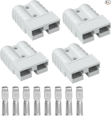 50 Amp Battery Quick Connect/Disconnect Connector, 6- Item Package Quantity: 4