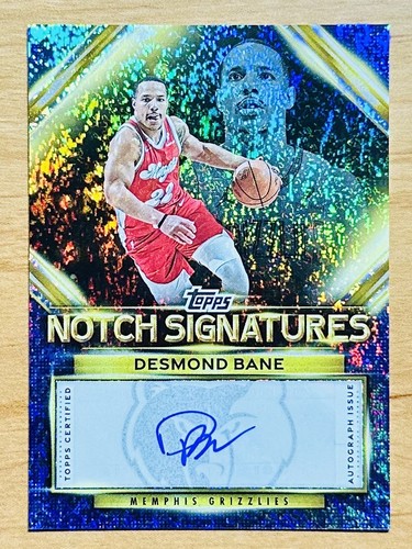 Desmond Bane #TNS-DB 2025 Topps Notch Signatures card