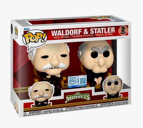 Funko Pop Muppets Waldorf and Statler Pop Figure 2-Pack Special Edition
