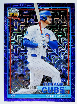 2026 TOPPS SERIES 1 SILVER PACK 1991 CHROME MOJO PURPLE /250 91C-83 KYLE TUCKER