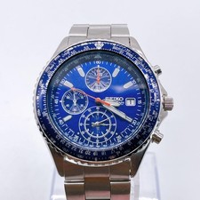 Cronografo SEIKO 7T92 0CF0 aprile 1998 quadrante blu