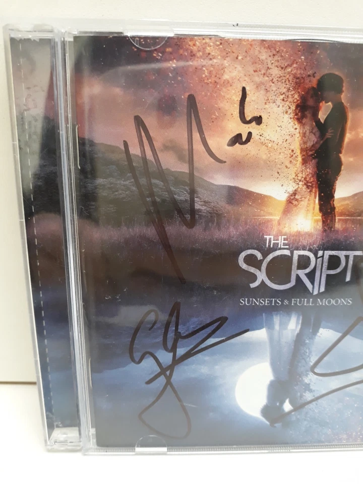 The Script CD Sunsets & Full Moons Signed by Band Case Broken - Image 3 of 4