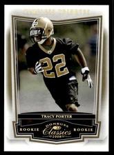 Tracy Porter 2008 Donruss Classics Timeless Tributes Gold RC /50 #152 Saints ESE