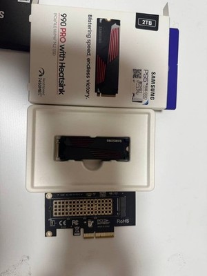 SAMSUNG 990 PRO with Heatsink 2TB PCIe 4.0 NVMe M.2 SSD High Speed Tested