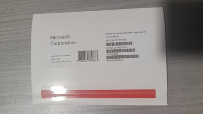 Microsoft Windows server 2022 datacenter 64Bit 48 Core License Key DVD & COA USA
