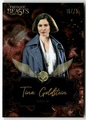 Kakawow Phantom Harry Potter 2025 CHP-SR-29 Tina Goldstein Script Art Auto 16/75