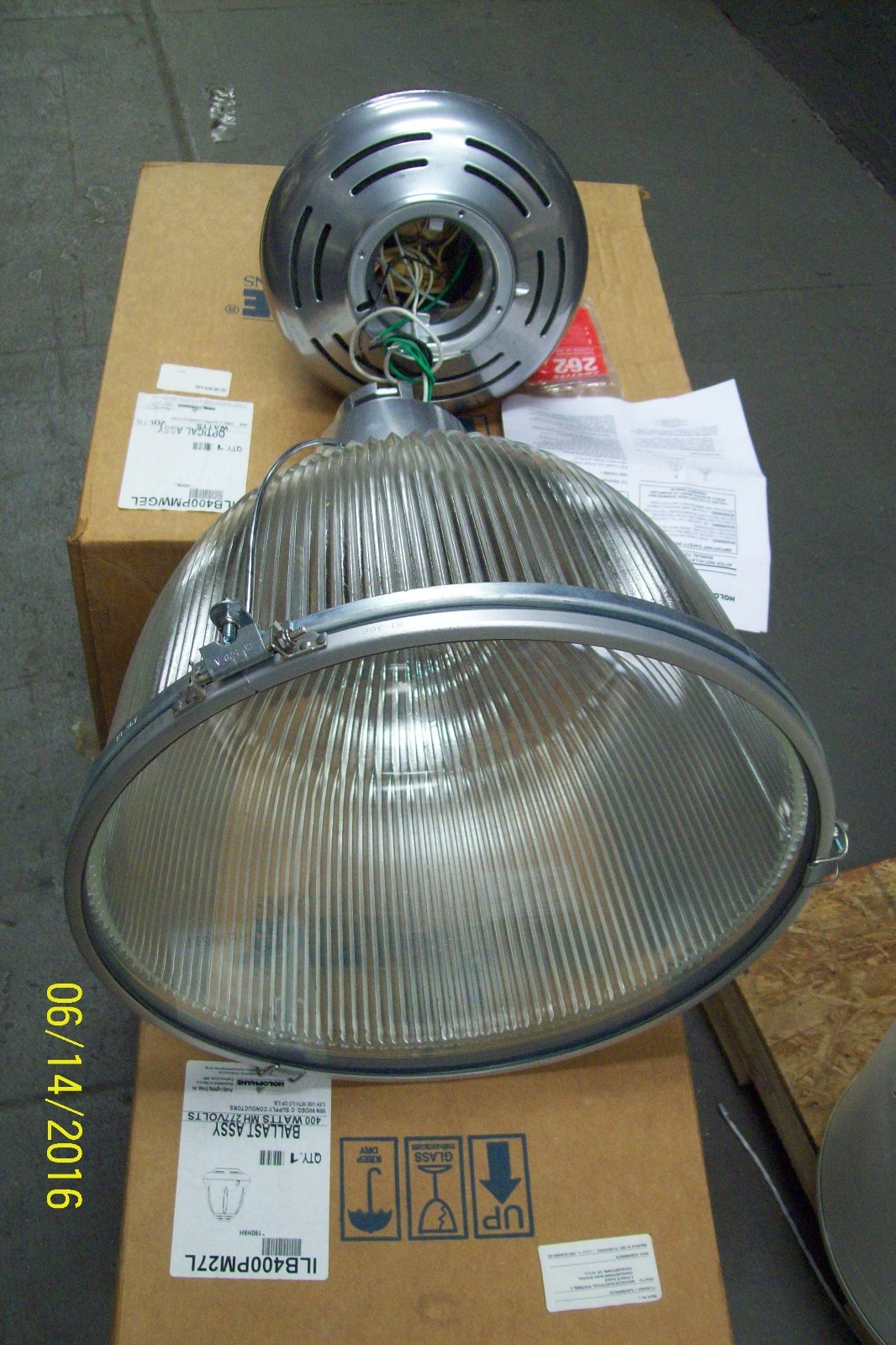 *NEW* HOLOPHANE ILLUMINAIRE HIGH BAY LIGHT FIXTURE ILB400PMWGEL