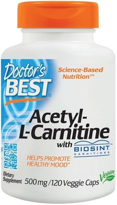 Doctors Best Best Acetyl L-Carnitine, HCI - 120 caps (340,40 EUR/kg)