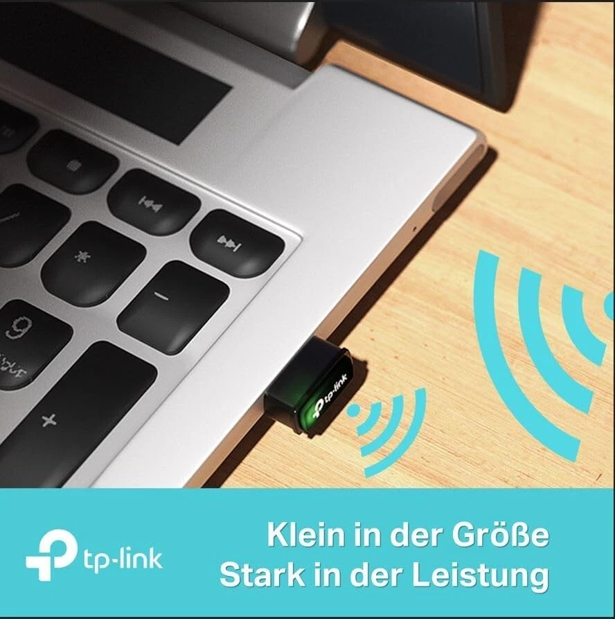 TP-Link Archer T3U Nano WLAN Stick AC1300 Dualband USB-Netzwerkkartenadapter PC - Bild 3 von 4
