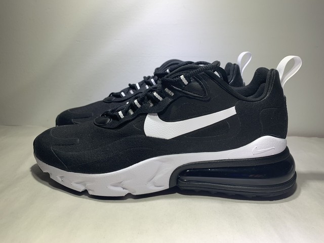 Nike Womens Air Max 270 React Size 6 Black White At6174 004