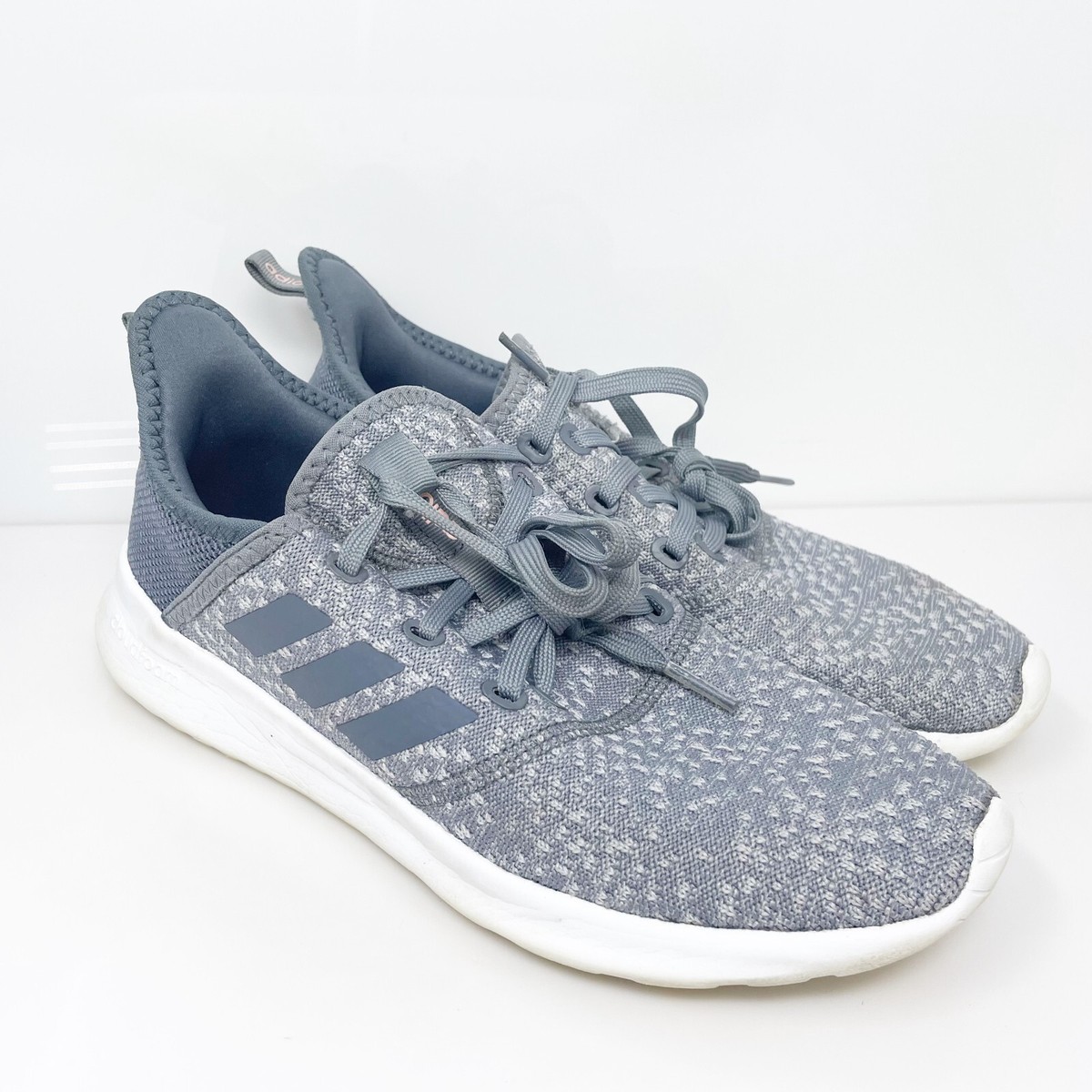 Adidas Womens Cloudfoam Pure EE8081 Gray Running Shoes