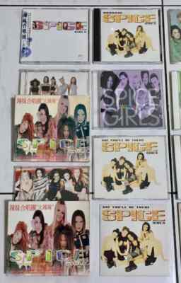 【妄想帯付き】SPICE LET THERE BE SPICE TSG 　OBI Spice Girls 1996~1997 Spice Taiwan OBI Box Promo CD Album x 15