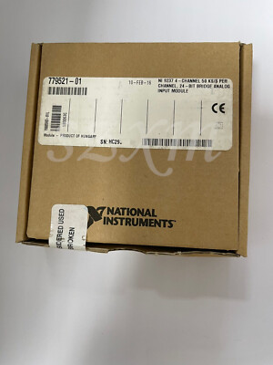 NI 9237 779521-01 C Series Strain/Bridge Input Module Expedited Express DHL