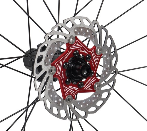 Disc brake Road Bike Wheels Clincher Tubeless Carbon Wheelset 700C Rotors 55mm - Picture 2 of 11