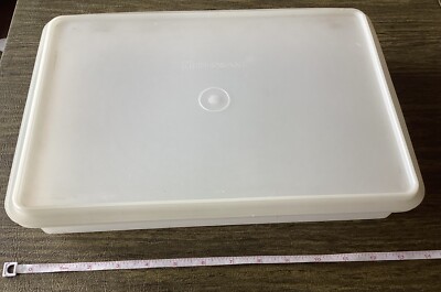 Tupperware 290-2 Vintage Container Rectangle 13x9x3  Plastic With Lid