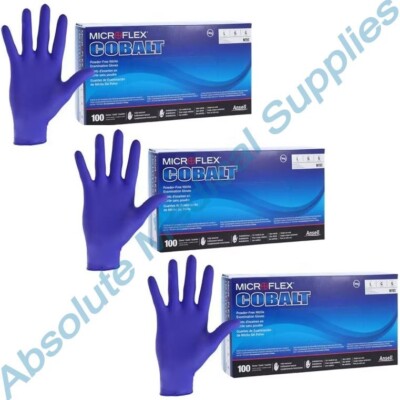 Powder Free Microflex 300 Microflex MF-300-S Latex Gloves Powder Free - Main Image