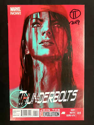 Thunderbolts #11 (2nd Series) Marvel Comics Aug 2013 Signed by Tedesco