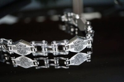 Harley-Davidson■Eagle Chain Link■ブレスレット Harley Davidson Cycles Bracelet Chain Link Sterling Mexico 1