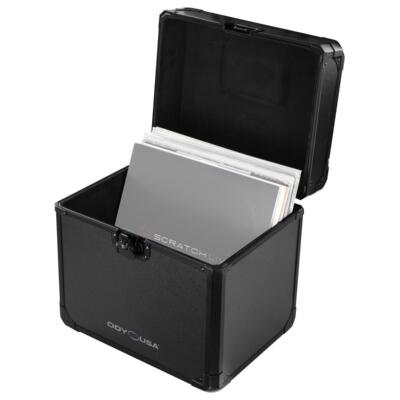 Odyssey KLP70BL Black KROM Utility Case for 70 12'' Vinyl Records & LPs idjnow