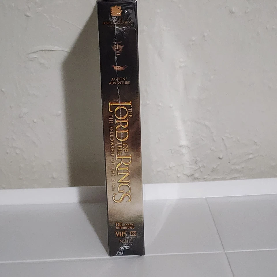 The Lord of the Rings Fellowship of the Ring 2002 VHS Sealed - Never Circulated - Image 4 of 4